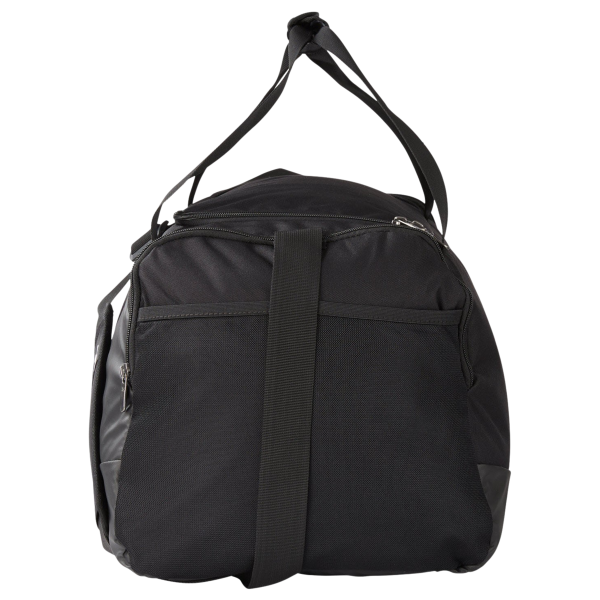 Under Armour Undeniable 5.0 SM Duffel Bag, Black / M Silver, Left Side view