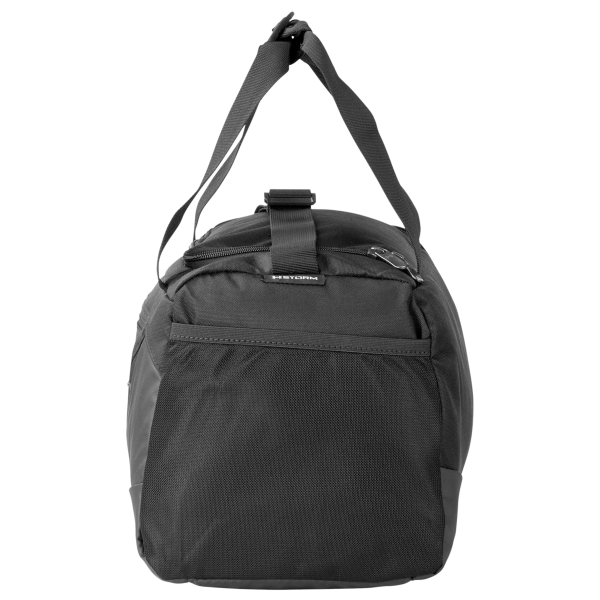 Under Armour Undeniable 5.0 XS Duffel Bag, Black / Metallic Silver, Left Side view
