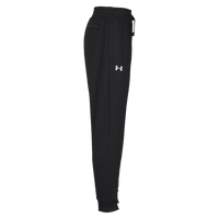 Under Armour Unisex Rival Fleece Joggers, Black / White, Right Side view