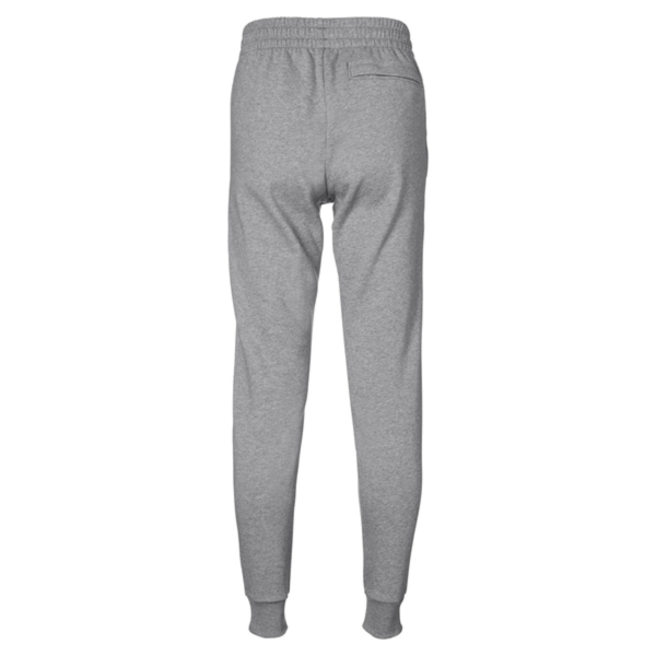 Under Armour Unisex Rival Fleece Joggers, Cs Grey Light Heather / White, Back view