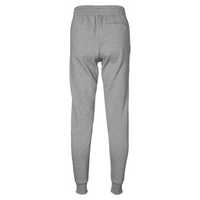 Under Armour Unisex Rival Fleece Joggers, Cs Grey Light Heather / White, Back view