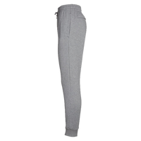 Under Armour Unisex Rival Fleece Joggers, Cs Grey Light Heather / White, Left Side view