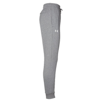 Under Armour Unisex Rival Fleece Joggers, Cs Grey Light Heather / White, Right Side view