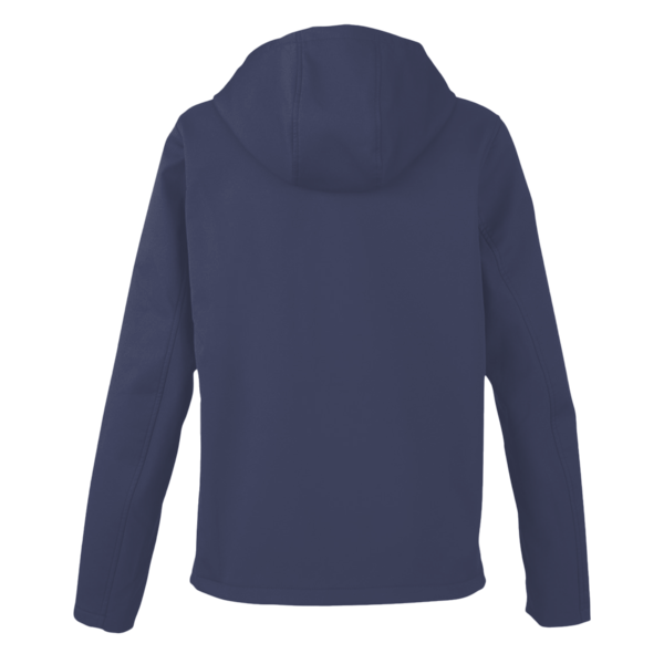 Under Armour Women's ColdGear® Infared Shield 2.0 Hooded Jacket, Midnight Navy / White, Back view