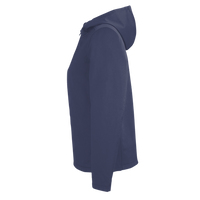 Under Armour Women's ColdGear® Infared Shield 2.0 Hooded Jacket, Midnight Navy / White, Left Sleeve view
