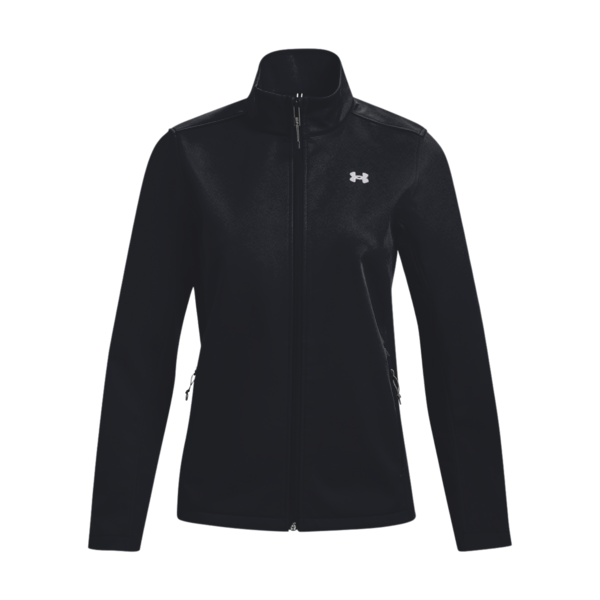 Under Armour Women's ColdGear® Infrared Shield 2.0 Jacket, Black / White, Front view