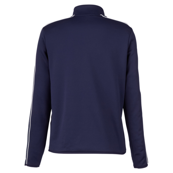 Under Armour Women's Command 2.0 Quarter-Zip Pullover, Midnight Navy / White, Back view
