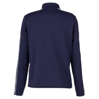 Under Armour Women's Command 2.0 Quarter-Zip Pullover, Midnight Navy / White, Back view