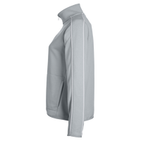 Under Armour Women's Command 2.0 Quarter-Zip Pullover, Mod Grey / White, Left Sleeve view