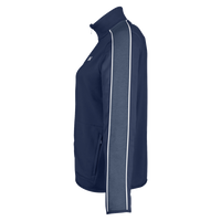 Under Armour Women's Command Full-Zip 2.0 Jacket, Midnight Navy / White, Left Sleeve view