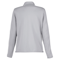 Under Armour Women's Command Full-Zip 2.0 Jacket, Mod Grey / White, Back view