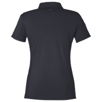 Under Armour Women's Recycled Polo, Black / White, Back view