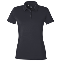 Under Armour Women's Recycled Polo, Black / White, Front view