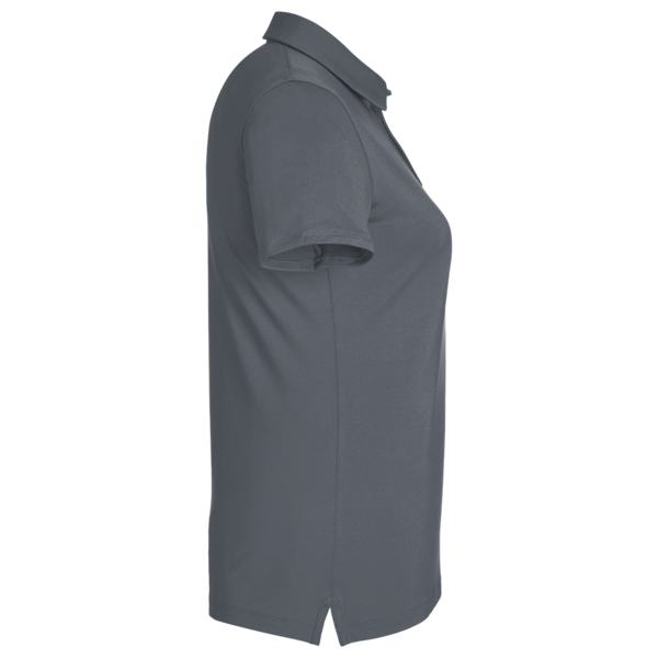 Under Armour Women's Recycled Polo, Castlerock / White, Right Sleeve view