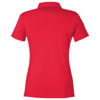 Under Armour Women's Recycled Polo, Red / White, Back view