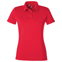 Under Armour Women's Recycled Polo, Red / White, Front view