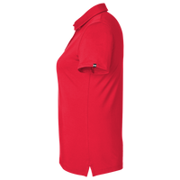 Under Armour Women's Recycled Polo, Red / White, Left Sleeve view