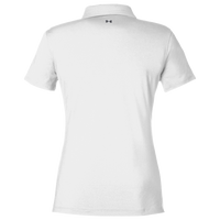 Under Armour Women's Recycled Polo, White / White, Back view