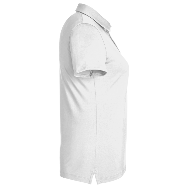 Under Armour Women's Recycled Polo, White / White, Right Sleeve view