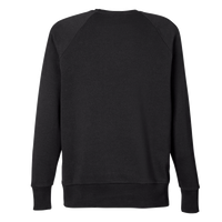Under Armour Women's Rival Fleece Crewneck Sweatshirt, Black / White, Back view