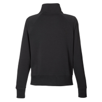Under Armour Women's Rival Fleece Half-Zip Pullover, Black / White, Back view