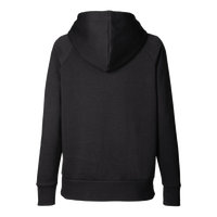 Under Armour Women's Rival Fleece Hooded Sweatshirt, Black / White, Back view