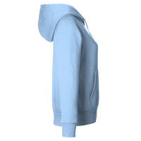 Under Armour Women's Rival Fleece Hooded Sweatshirt, Carolina Blue / White, Right Sleeve view