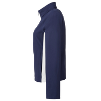 Under Armour Women's Rival Stretch Jacket, Midnight Navy / White / White, Left Sleeve view