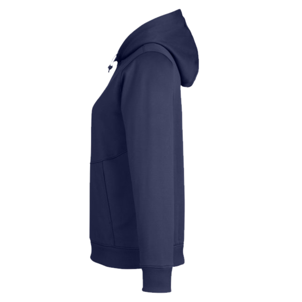 Under Armour Women's Storm Armour Fleece, Midnight Navy / White, Left Sleeve view