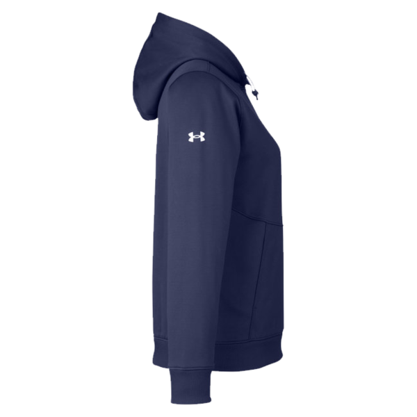 Under Armour Women's Storm Armour Fleece, Midnight Navy / White, Right Sleeve view