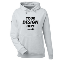Under Armour Women's Storm Armour Fleece, Mod Grey / Black, Front view, Mockup
