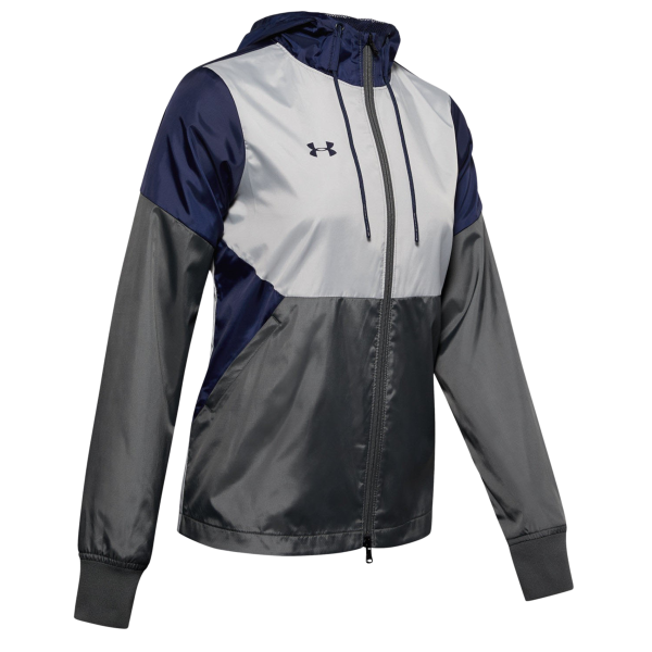 Under Armour Women's Team Legacy Jacket, Navy / Navy, Front view
