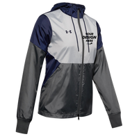 Under Armour Women's Team Legacy Jacket, Navy / Navy, Front view, Mockup