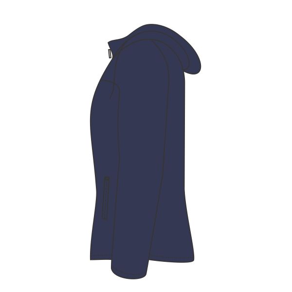 Under Armour Women's Team Legacy Jacket, Navy / Navy, Left Sleeve view