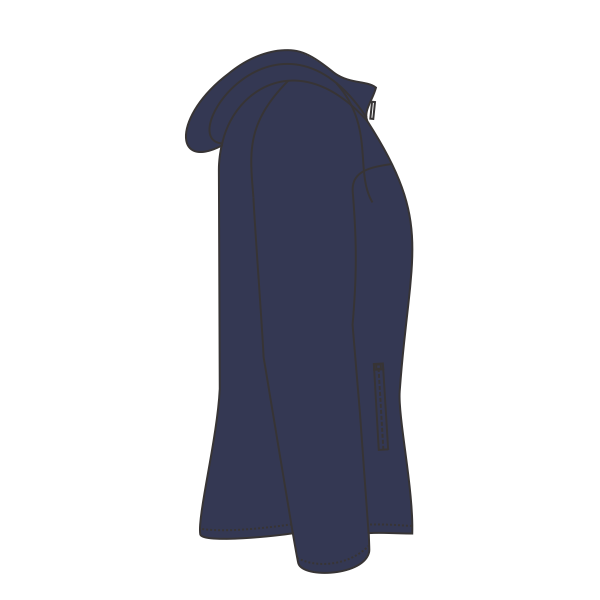 Under Armour Women's Team Legacy Jacket, Navy / Navy, Right Sleeve view