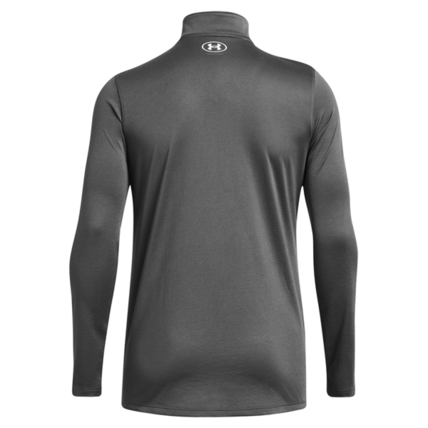 Under Armour Women's Team Tech™ Half-Zip Pullover, Castlerock / White, Back view