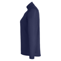 Under Armour Women's Team Tech™ Half-Zip Pullover, Midnight Navy / White, Left Sleeve view