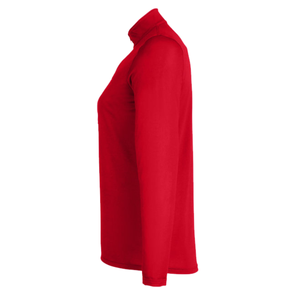 Under Armour Women's Team Tech™ Half-Zip Pullover, Red / White, Left Sleeve view