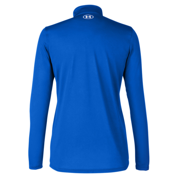 Under Armour Women's Team Tech™ Half-Zip Pullover, Royal / White, Back view