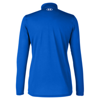 Under Armour Women's Team Tech™ Half-Zip Pullover, Royal / White, Back view