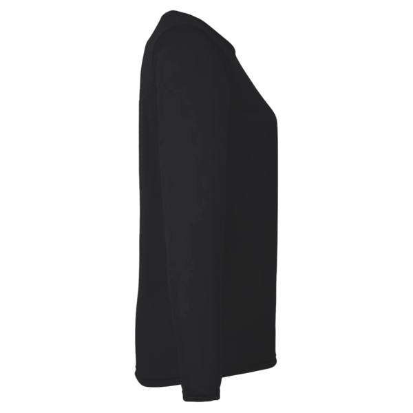 Under Armour Women's Team Tech™ Long Sleeve T-Shirt, Black / White, Right Sleeve view