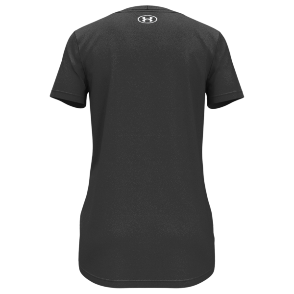 Under Armour Women's Team Tech™ T-Shirt, Black / White, Back view