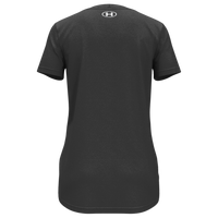 Under Armour Women's Team Tech™ T-Shirt, Black / White, Back view