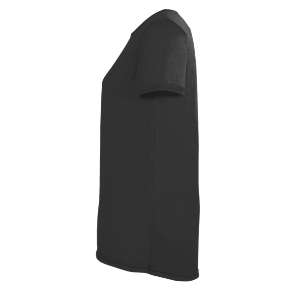 Under Armour Women's Team Tech™ T-Shirt, Black / White, Left Sleeve view