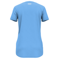 Under Armour Women's Team Tech™ T-Shirt, Carolina Blue / White, Back view