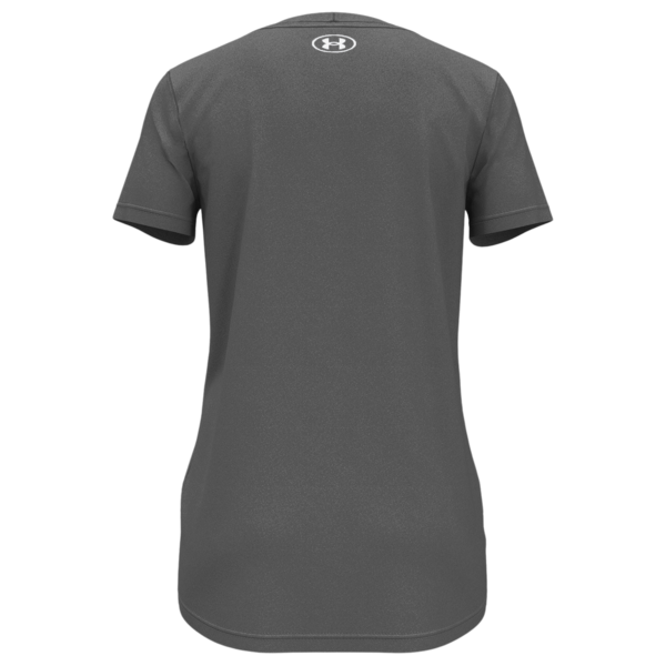 Under Armour Women's Team Tech™ T-Shirt, Castlerock / White, Back view