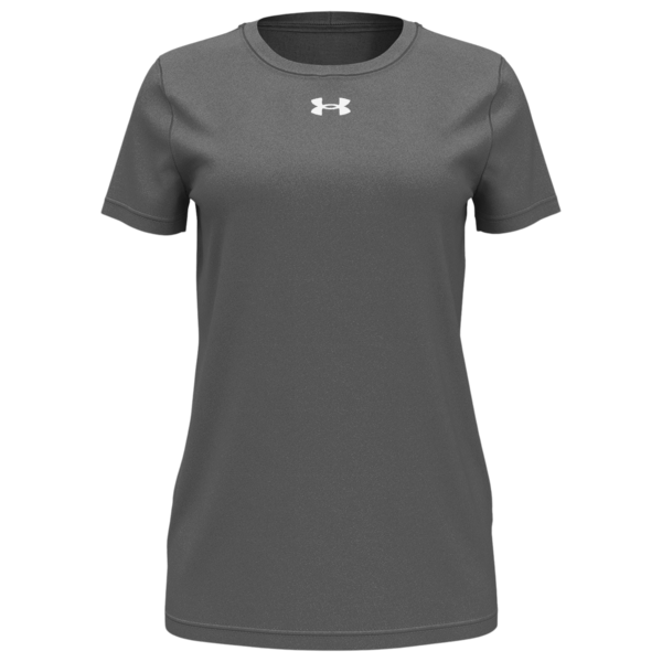 Under Armour Women's Team Tech™ T-Shirt, Castlerock / White, Front view
