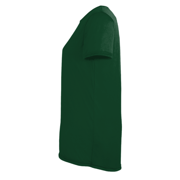Under Armour Women's Team Tech™ T-Shirt, Forest Green / White, Left Sleeve view