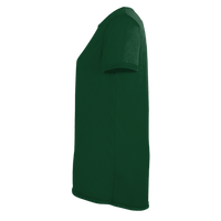 Under Armour Women's Team Tech™ T-Shirt, Forest Green / White, Left Sleeve view
