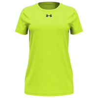 Under Armour Women's Team Tech™ T-Shirt, High-Vis Yellow / Black, Front view